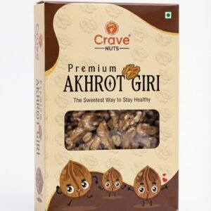Crave Nuts Premium Walnut Akhrot 250g – Natural Walnut Kernels | High Omega-3 Dry Fruit