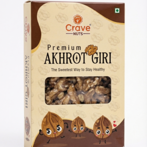 Crave Nuts Premium Walnut Akhrot 250g – Natural Walnut Kernels | High Omega-3 Dry Fruit