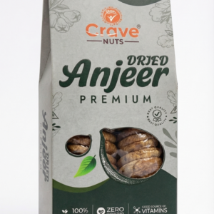 Crave Nuts Premium Dried Anjeer 250g – Natural Dried Figs
