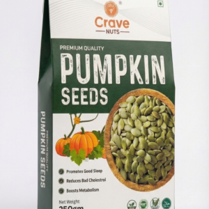 Crave Nuts Pumpkin Seeds 250g – Premium Natural Kaddu Seeds (Superfood)